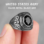 PENDRA Rhinestone Steel Ring