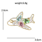 PENDRA Cute Crystal Animal Brooch