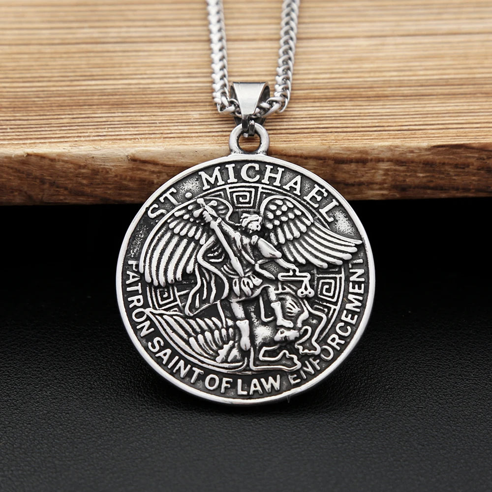 PENDRA Michael Archangel Pendant Necklace