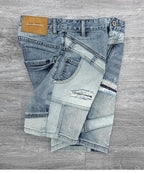 PENDRA Spliced Knee Length Shorts
