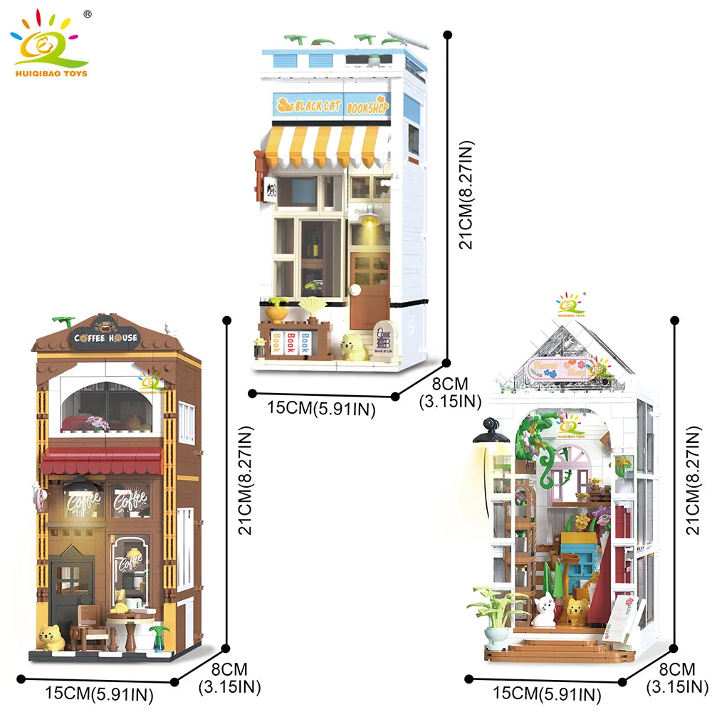 PENDRA Cat Cafe Micro Building Set