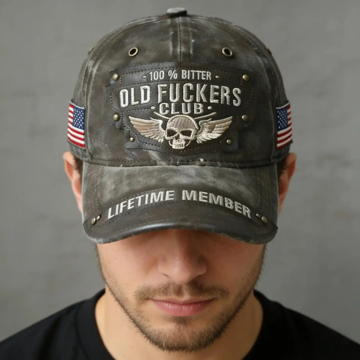 Old Fuckers Club Cap | Vintage Baseball Embroidered Cotton Twill Lifetime Member Hat