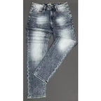 Spring Autumn 2025 Man Luxury Clothing Retro Embossed Denim Jeans for Men High-End Washed Fashion Man Designer Skinny Jeans