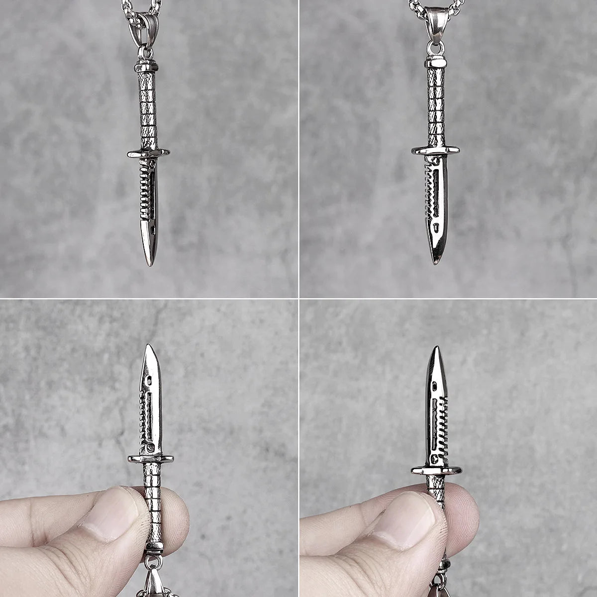 PENDRA Knife Steel Necklace