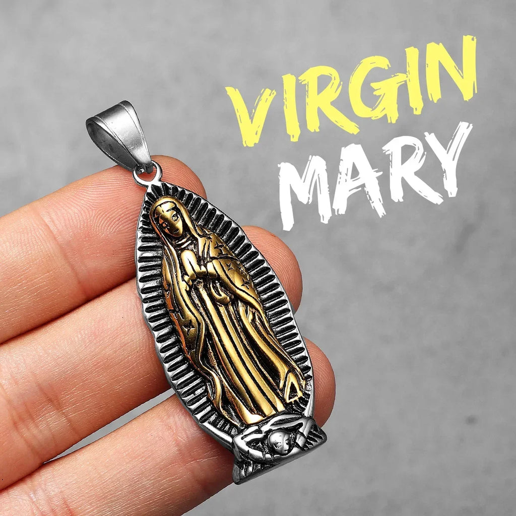 PENDRA Xanthyn Mary Charm Necklace