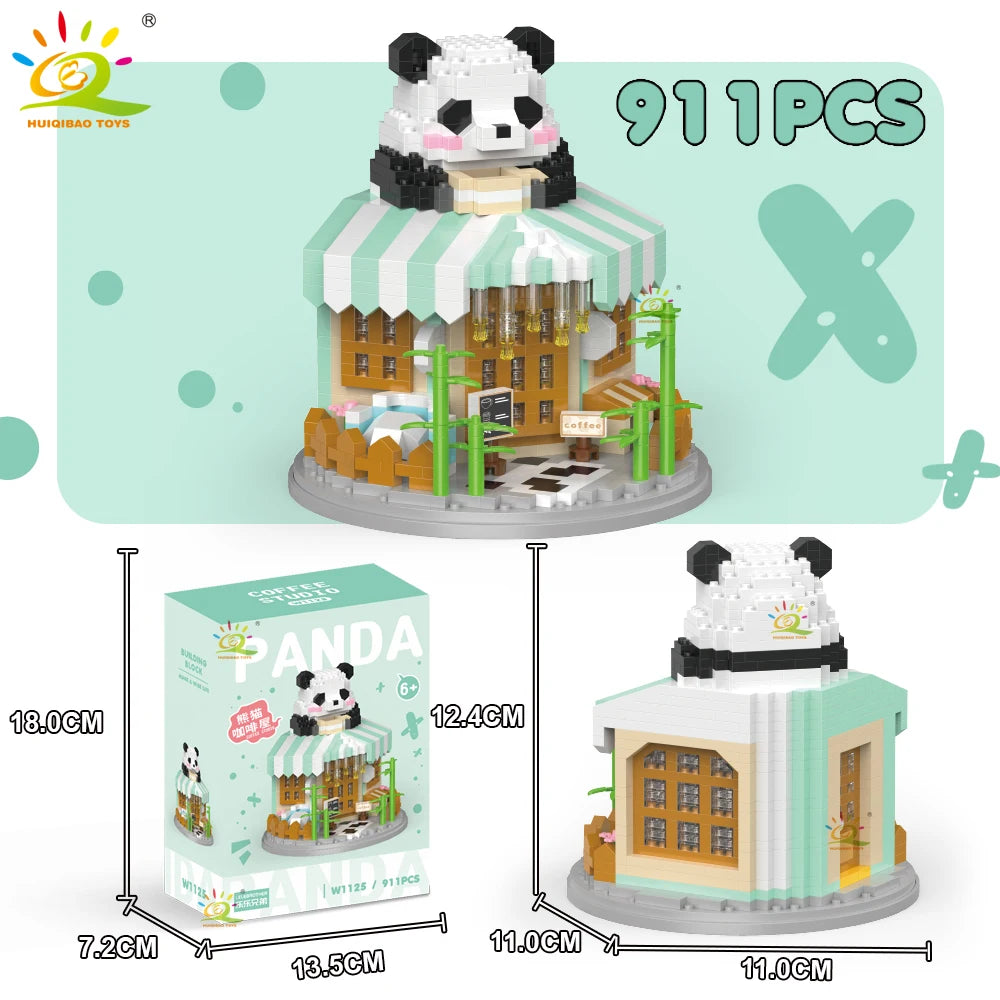 PENDRA Panda Coffee Mini Building Set