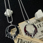 PENDRA Batwing Halloween Stainless Steel Necklace