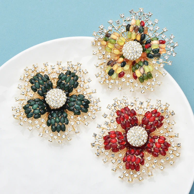 PENDRA Florielle34 Floral Brooch
