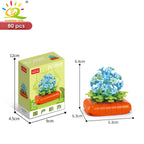 PENDRA Succulent Potted Floral Building Set
