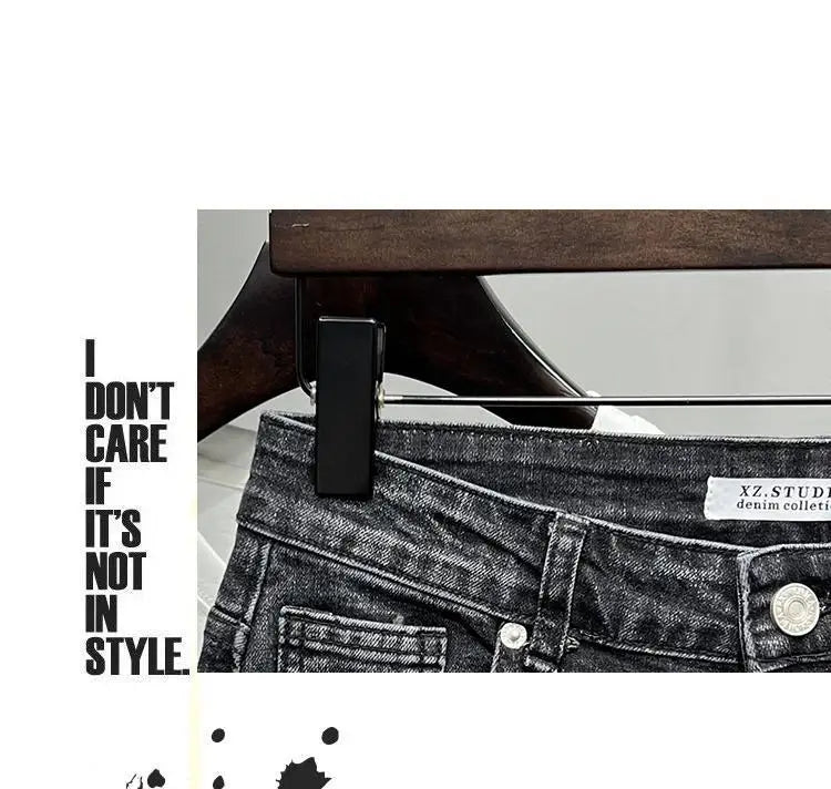 PENDRA Knee Length Black Jeans