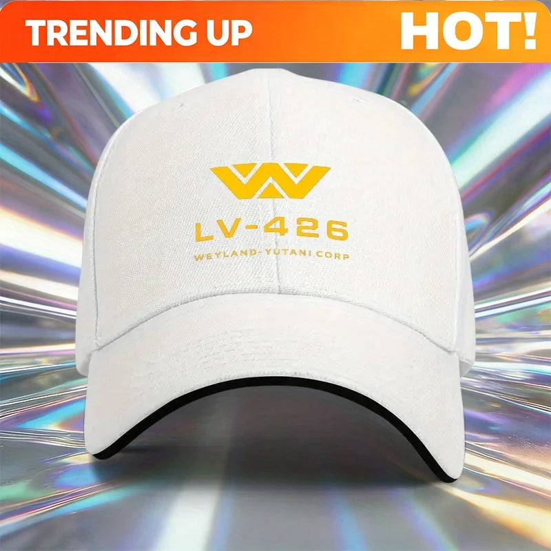 1 LV-426 Sandwich Baseball Cap, Unisex, Simple, Lightweight, Adjustable Outdoor Sun Hat, an Ideal Gift for Parties, Gatherings