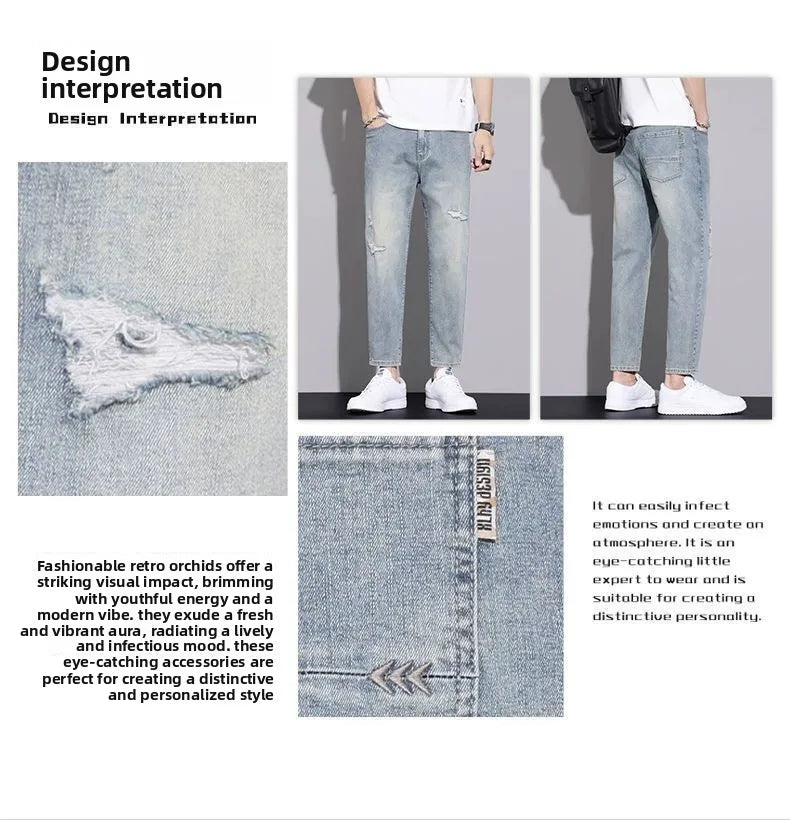 PENDRA Ripped Brand Ruffian Jeans