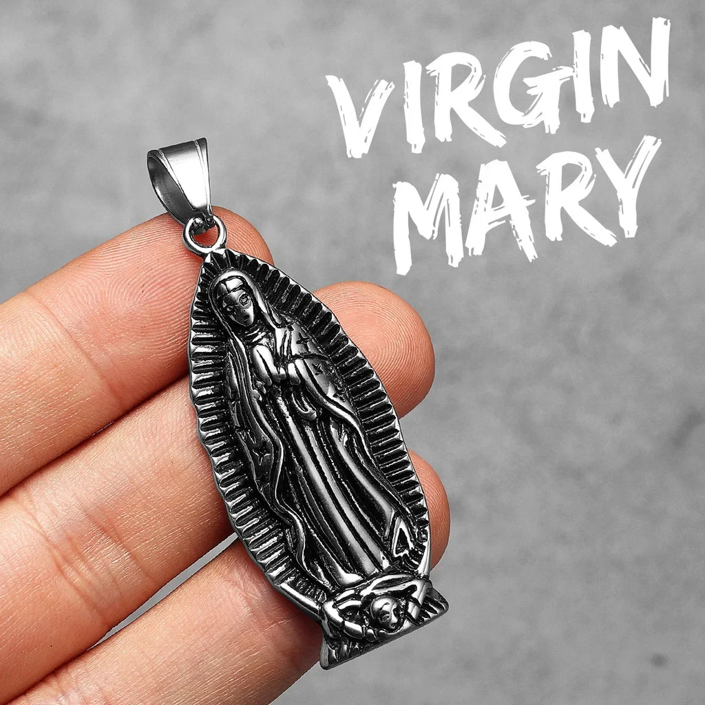 PENDRA Xanthyn Mary Charm Necklace