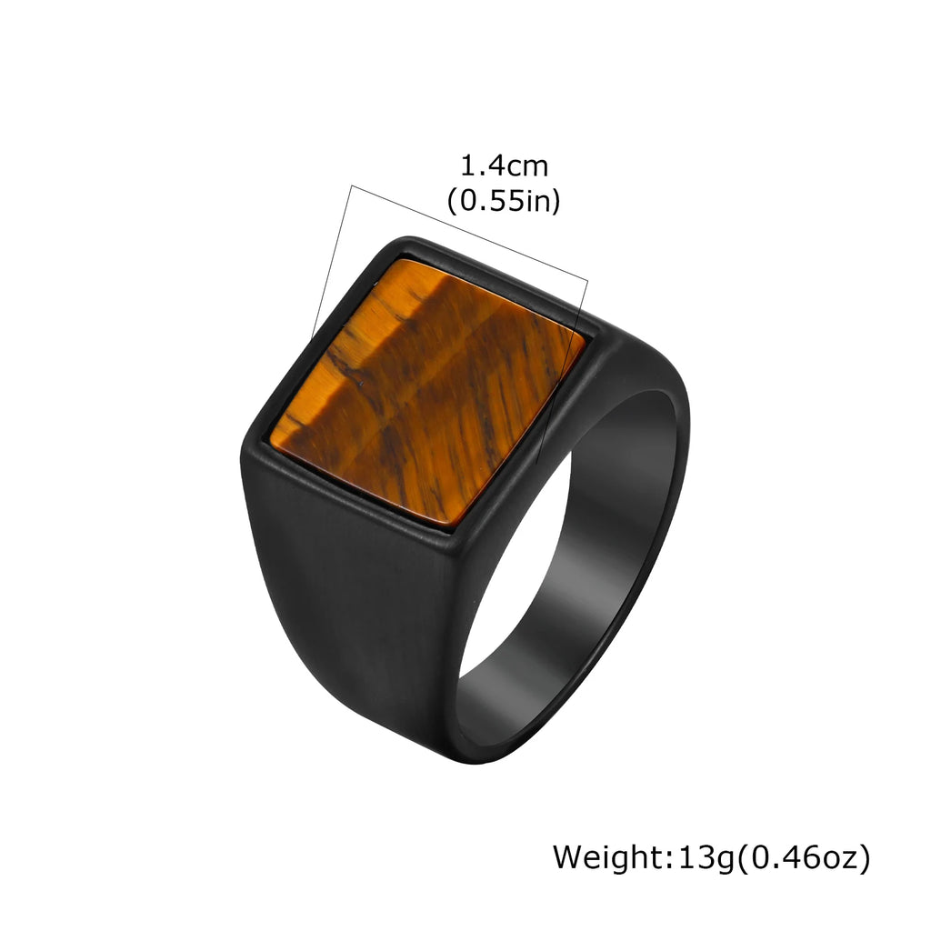 PENDRA Kaelith Tiger Eye Ring