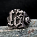 PENDRA Lucky7 316L Stainless Steel Lucky Number Ring