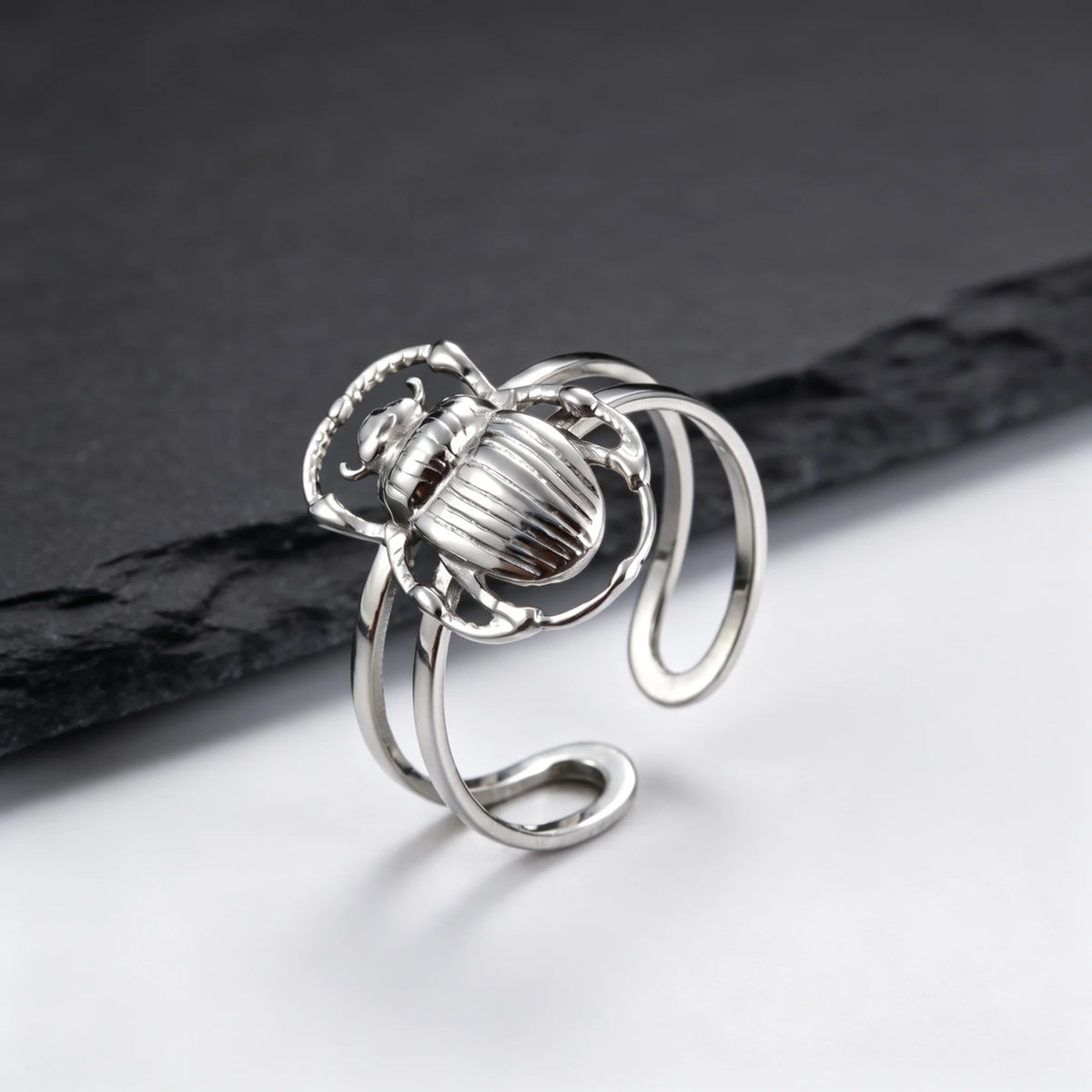 PENDRA Jortari Silver Tone Ring