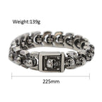 PENDRA Twin Wolf Twisted Stainless Steel Cuff Bracelet