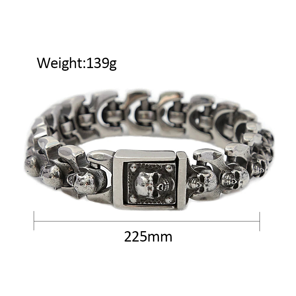 PENDRA Twin Wolf Twisted Stainless Steel Cuff Bracelet