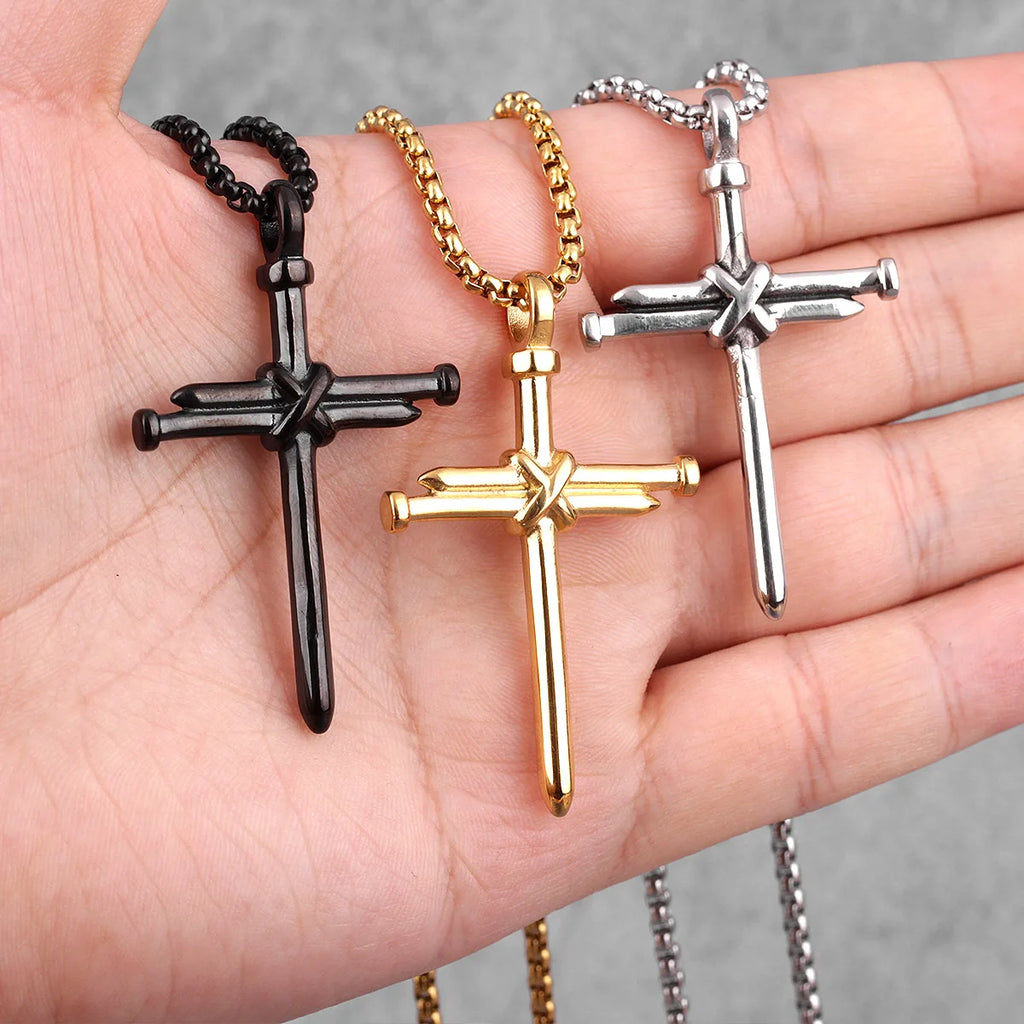 PENDRA Yorivane Cross Charm Necklace