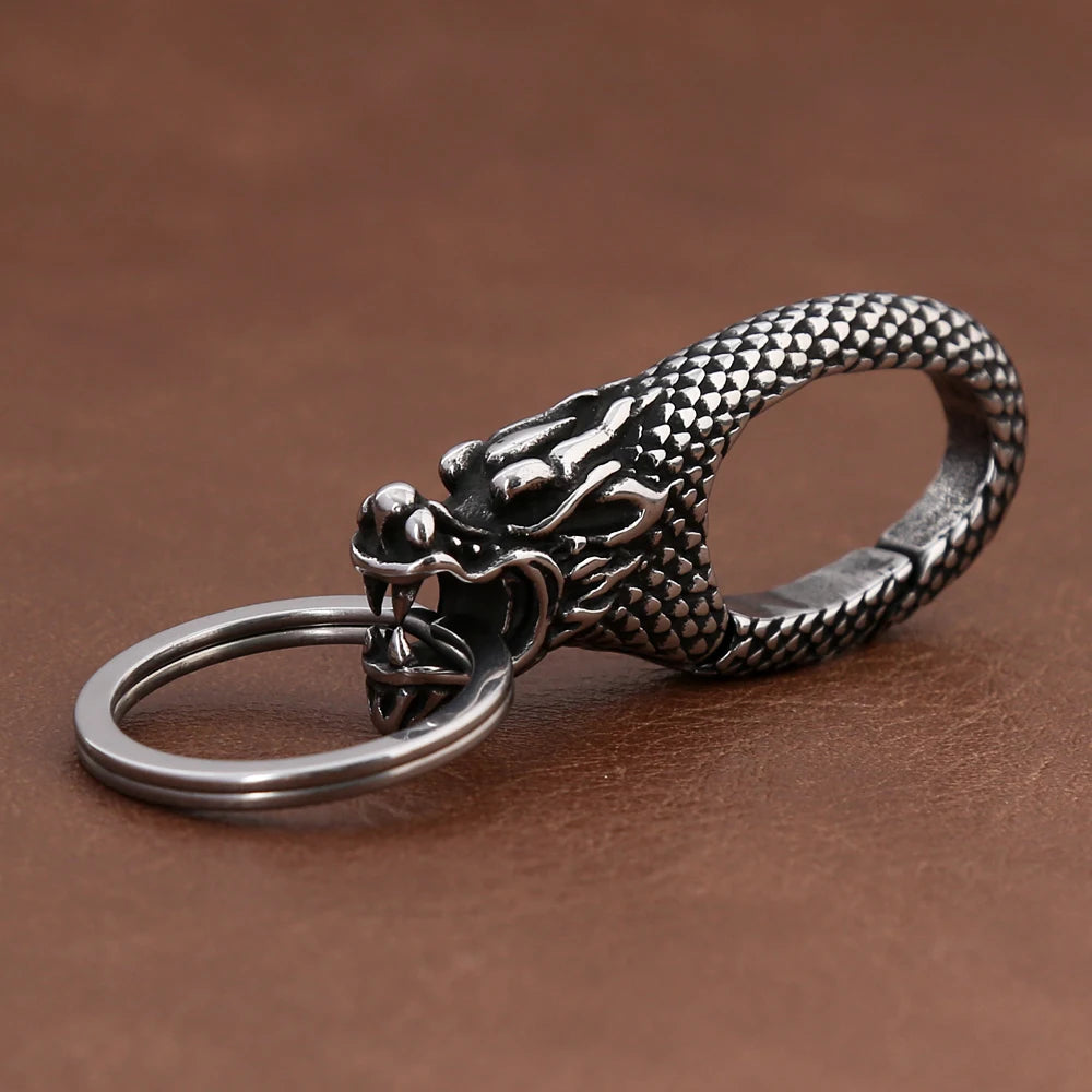 PENDRA Dragonkey 316L Stainless Steel Dragon Keychain