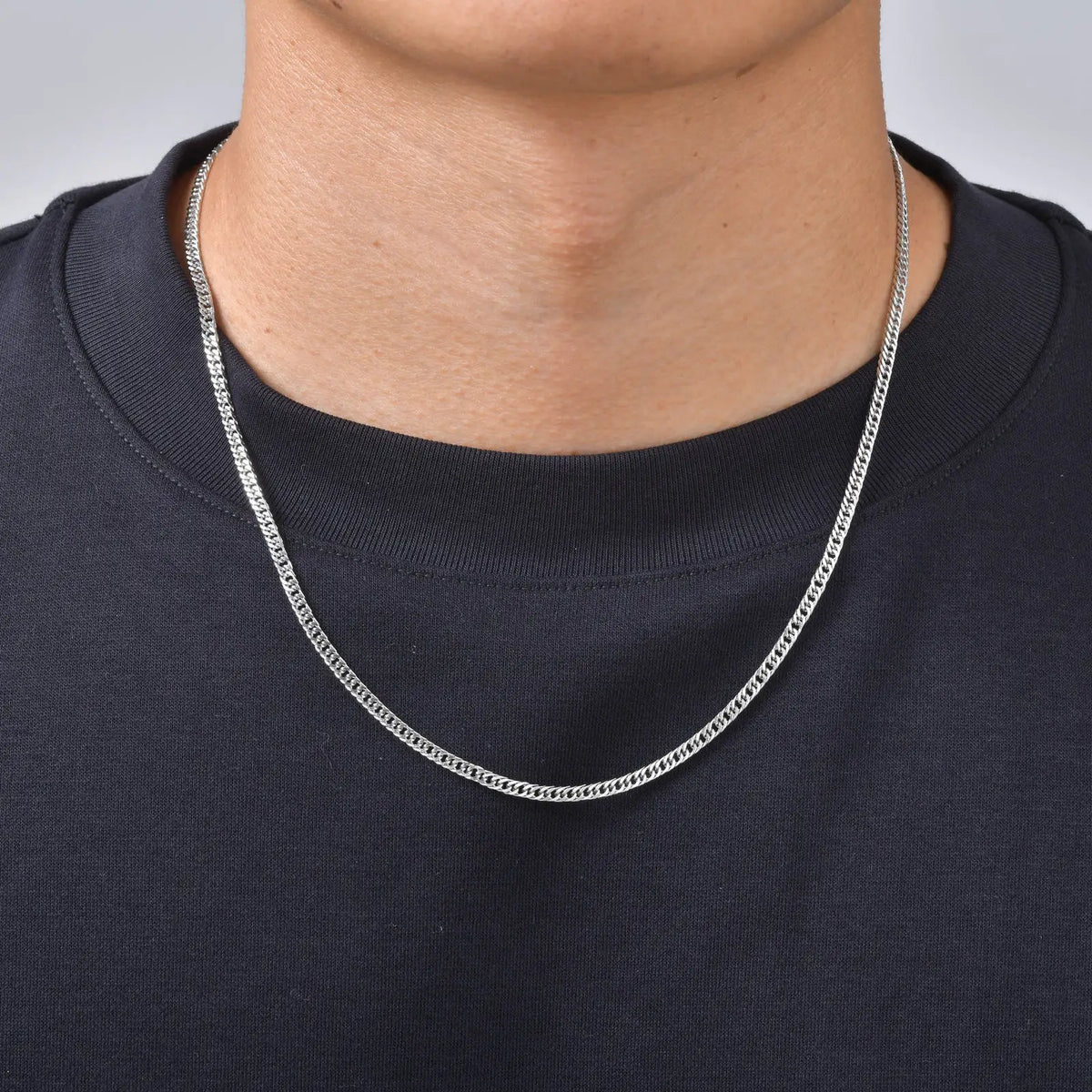 6pcs Stainless Steel Chain Necklace for Men Women,Silver Gold Color Cuban Rope Snake Box Chain Collars,Classic Metal Jewelry Set