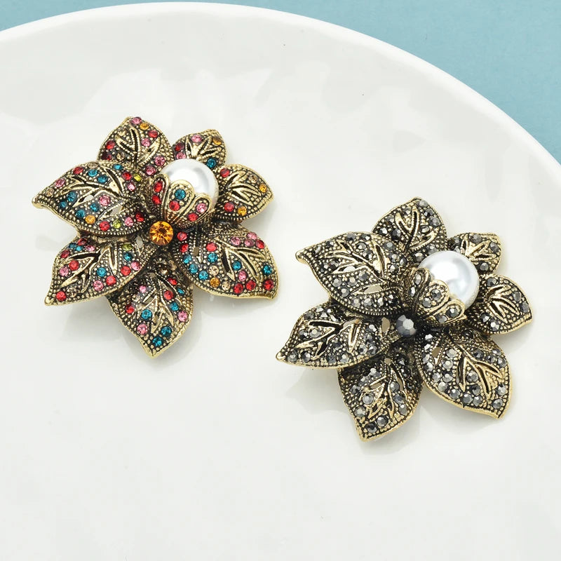 PENDRA Floravie Vintage Floral Brooch