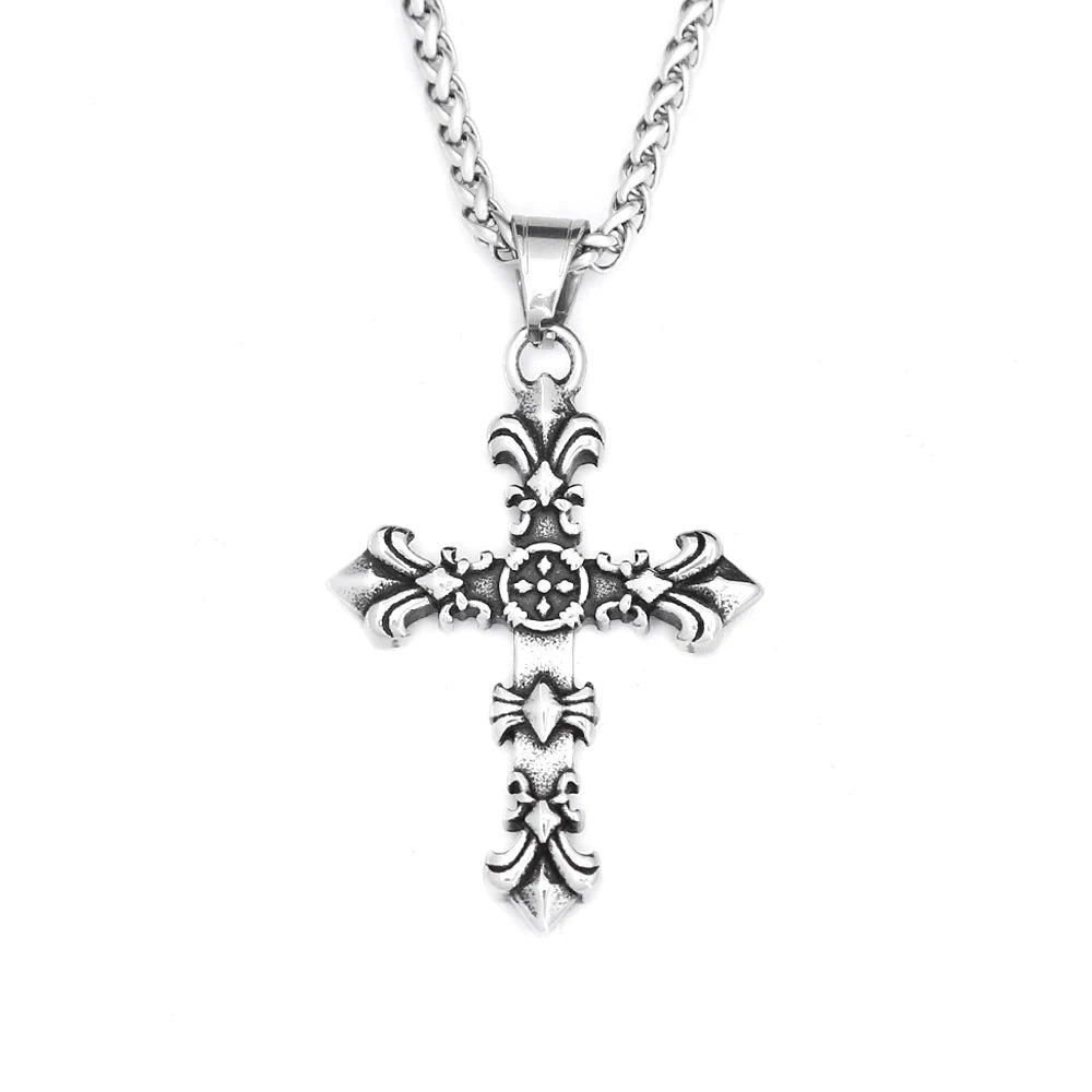 PENDRA Crossforge 316L Stainless Steel Cross Pendant