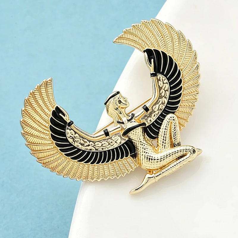 PENDRA Wulli&baby Large Egypt Fairy Brooch