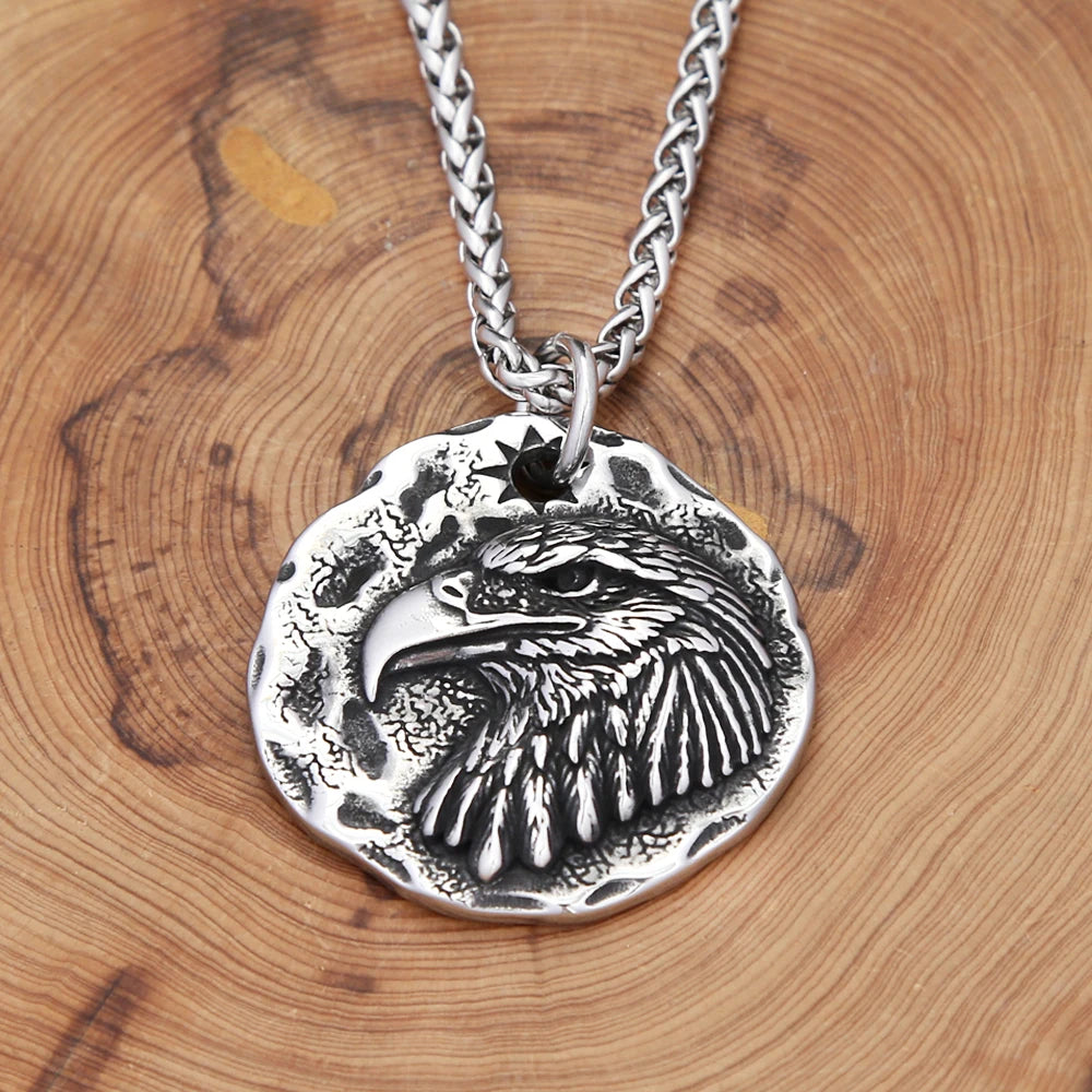 PENDRA Eaglecrest Vintage Eagle Head Pendant