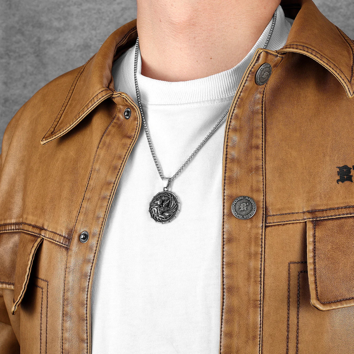 PENDRA Uliessa Dragon Motif Necklace