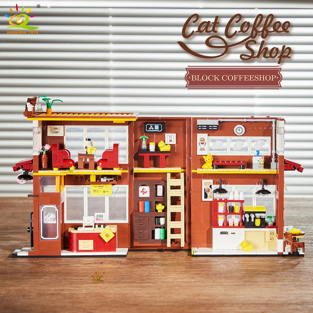 PENDRA Cat Cafe Micro Building Set