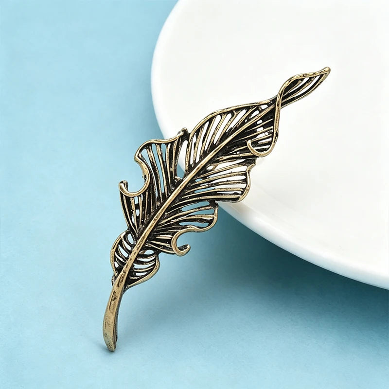 PENDRA Folia Vintage Leaf Brooch