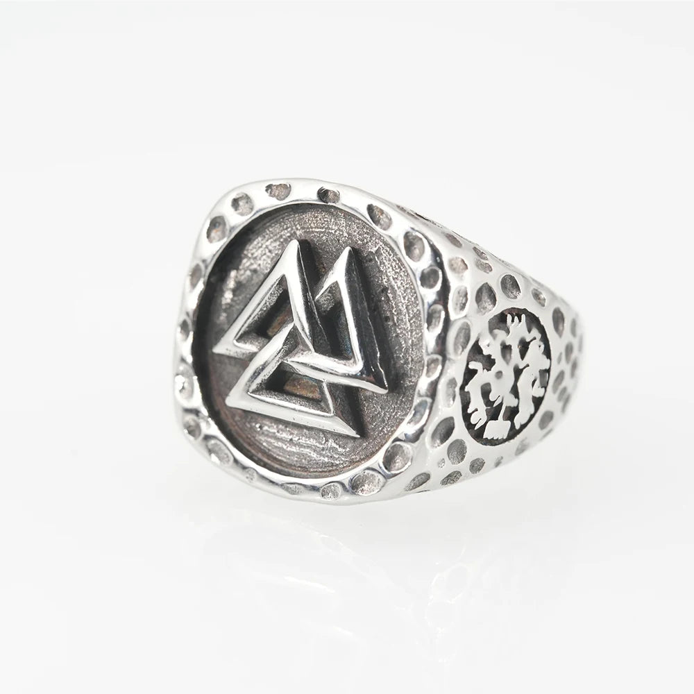 PENDRA Rune Steel Ring