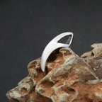 PENDRA Wolfcrest High Polish Stainless Steel Ring