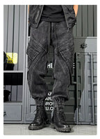 PENDRA Washed Brand Tooling Pants