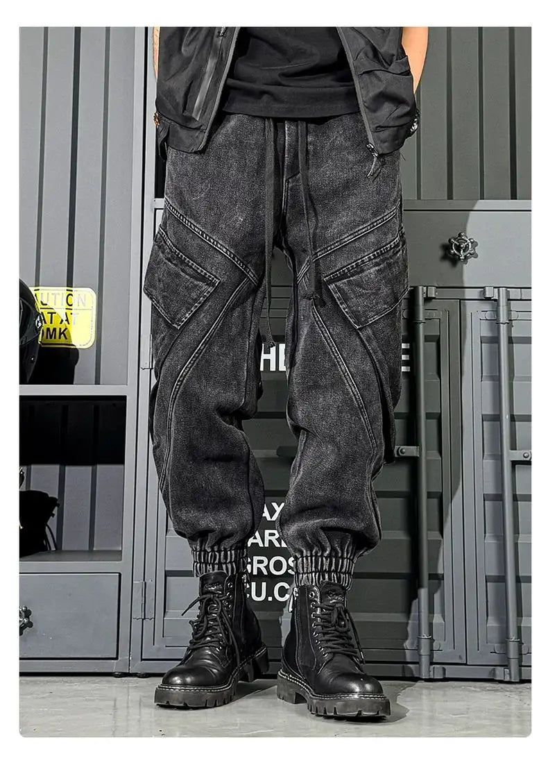 PENDRA Washed Brand Tooling Pants