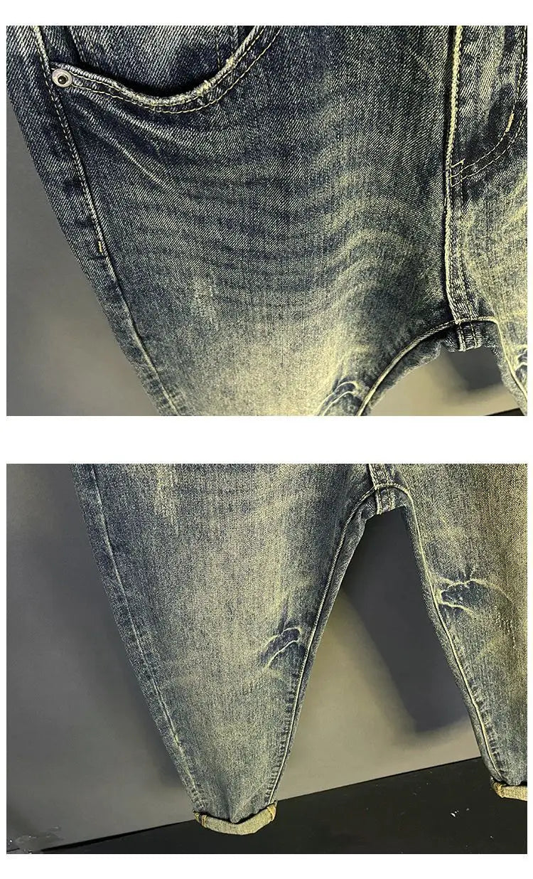 PENDRA Heavy Embroidered Brand Jeans