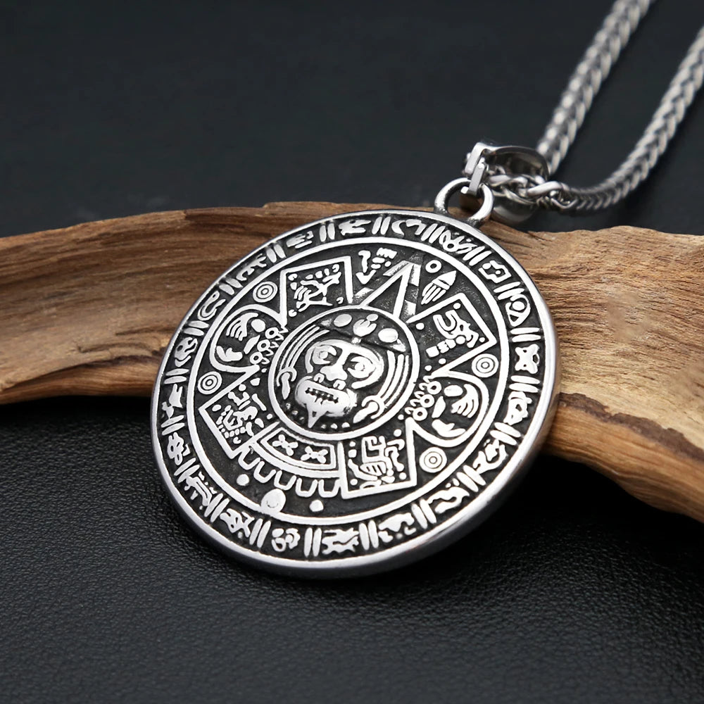 PENDRA Mayanforge Black Mayan Symbol Pendant