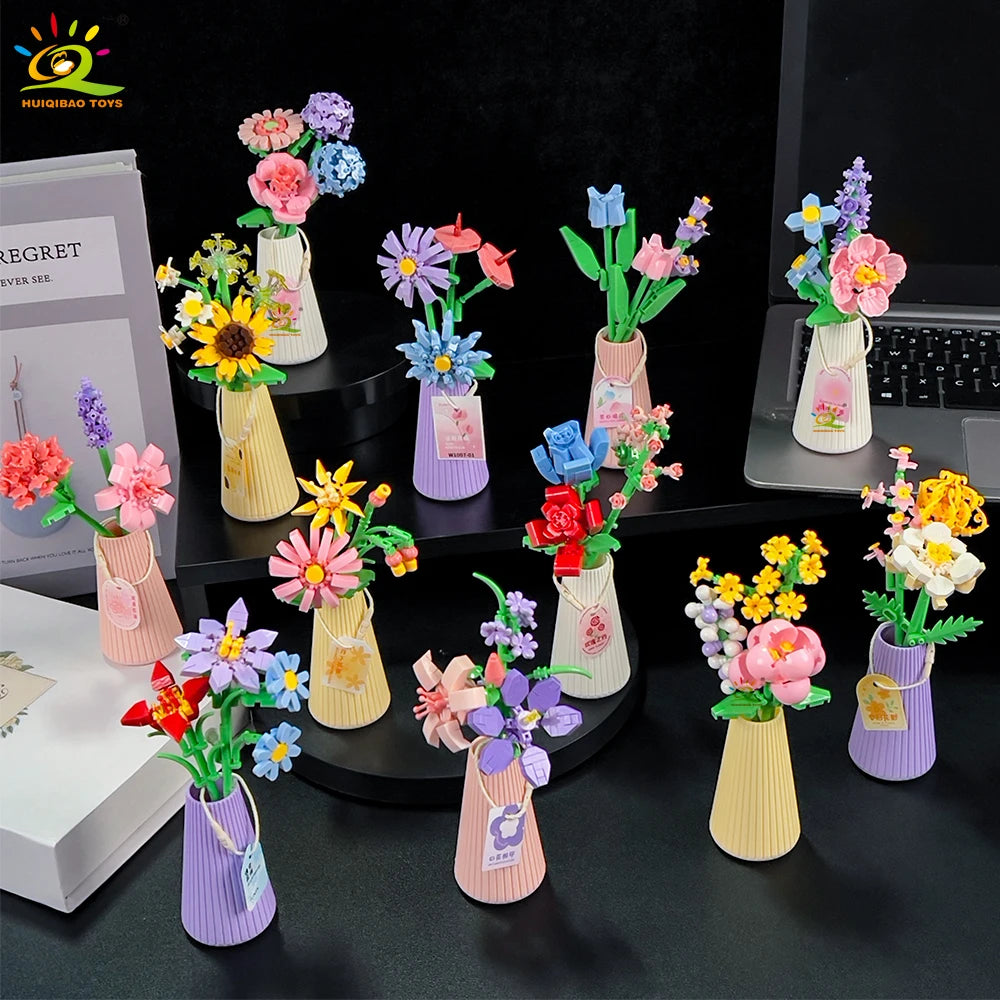 PENDRA Pot Sunflower Micro Building Set