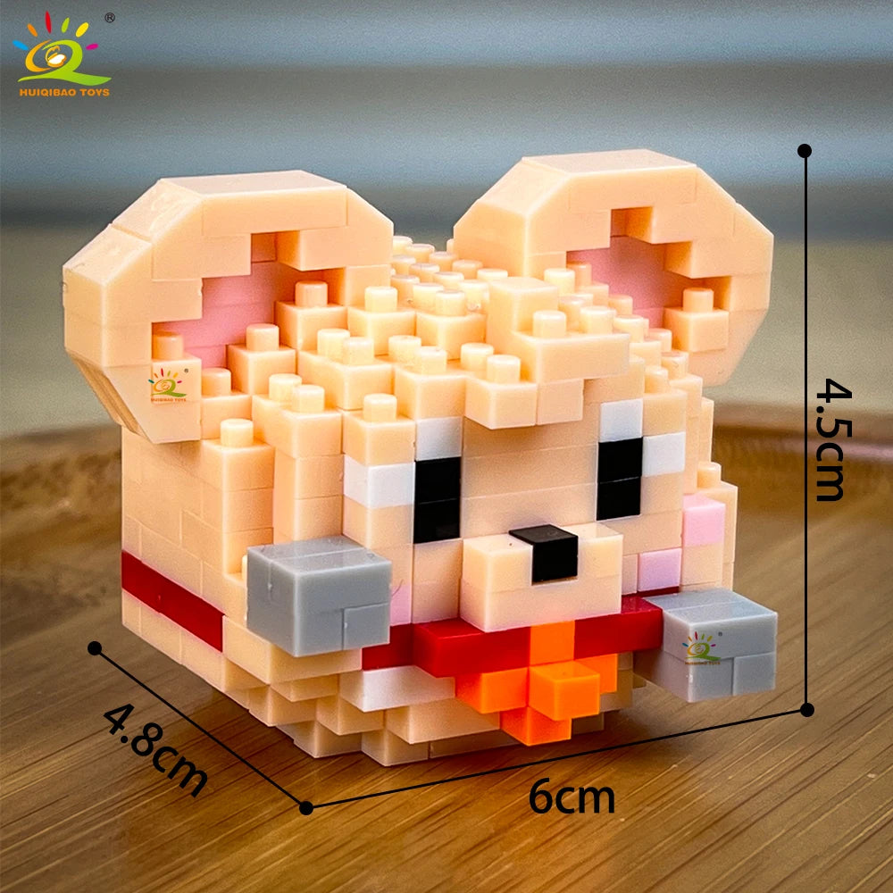 PENDRA Cute Mouse Micro Building Set