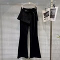 PENDRA Micro Flared Fake Two Pants