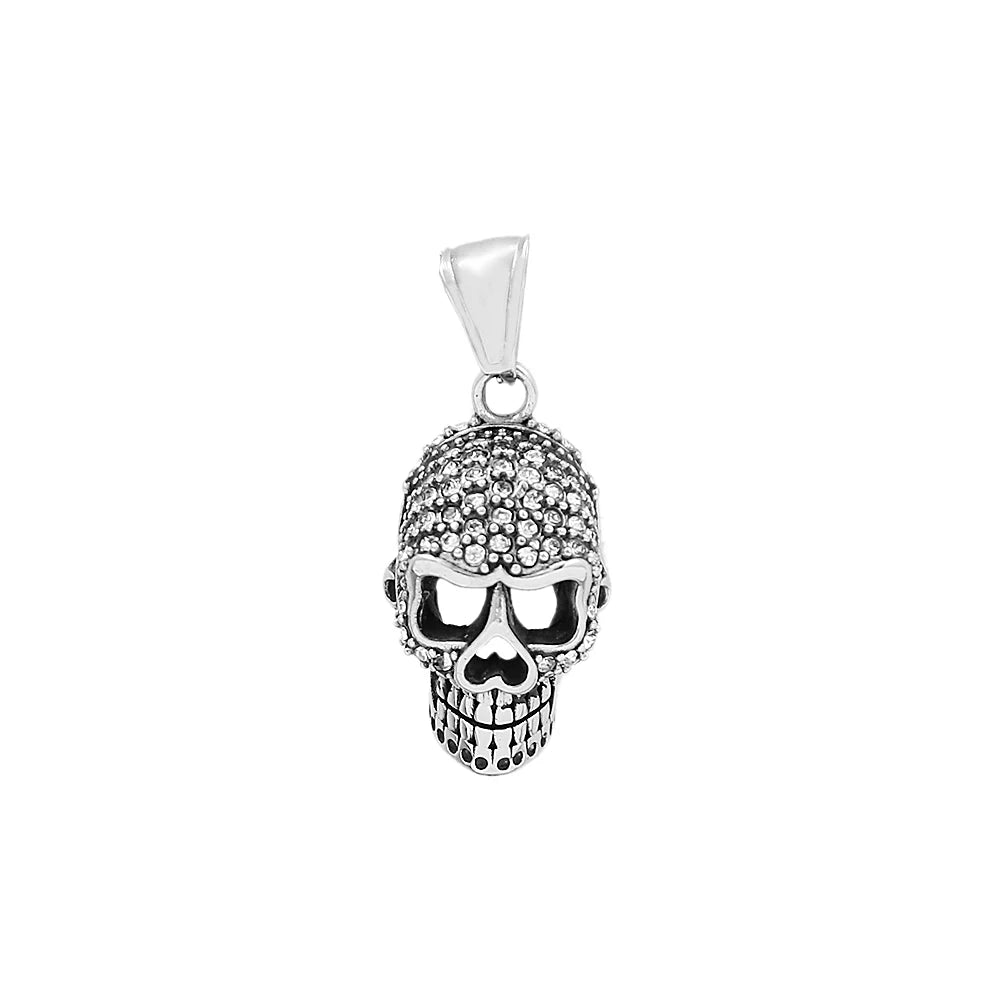 PENDRA Skullpunk Gothic Hip Hop Skull Pendant