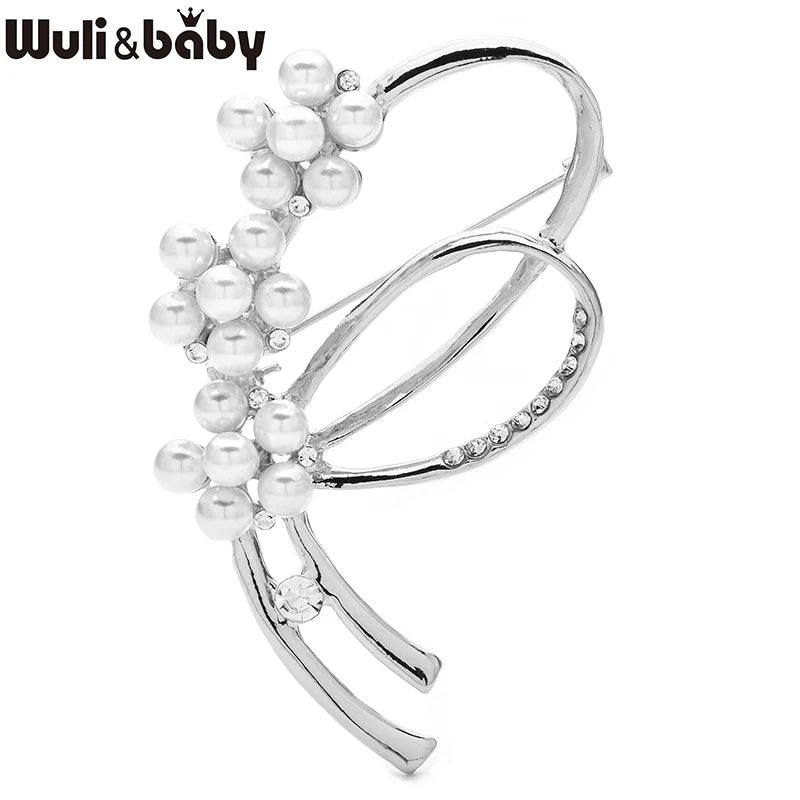 PENDRA Florielle10 Pearl Brooch
