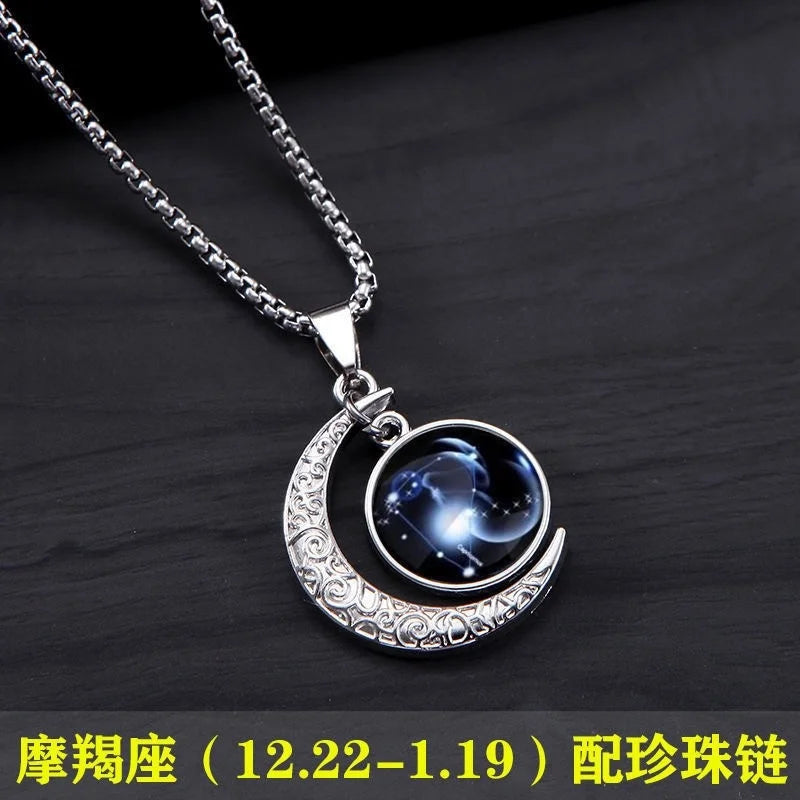 PENDRA Zodiacglow Luminous Twelve Constellations Pendant Necklace