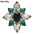 PENDRA Florielle36 Rhinestone Brooch