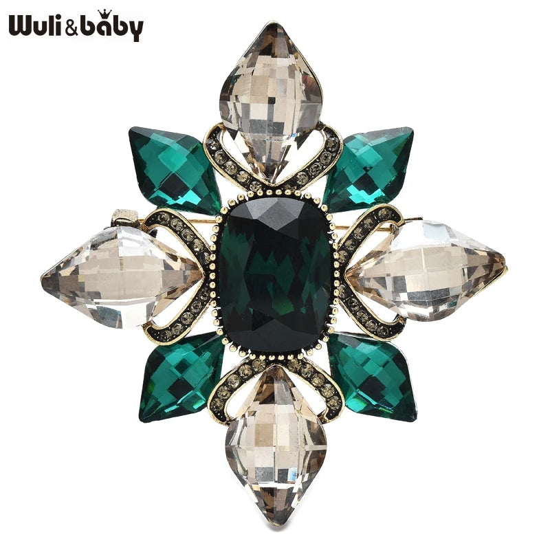 PENDRA Florielle36 Rhinestone Brooch