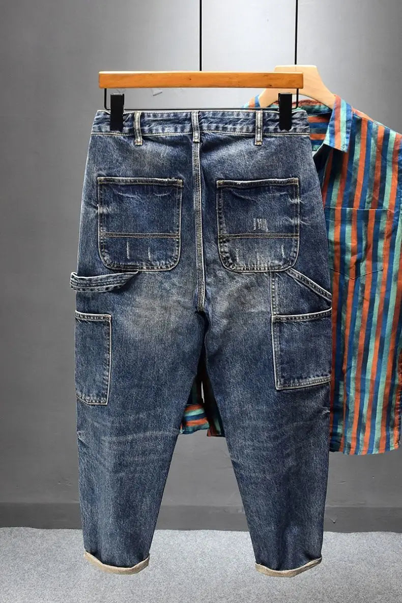 PENDRA Heavy Brand Tooling Jeans