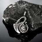 PENDRA Celtic Knot Rune Dragon Necklace
