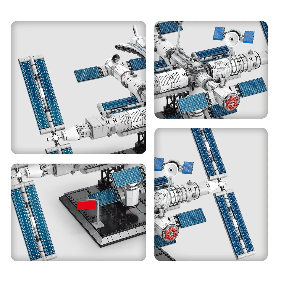 PENDRA Space Station Astronaut Building Set