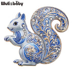 PENDRA Porcelain Animal Collection Brooch